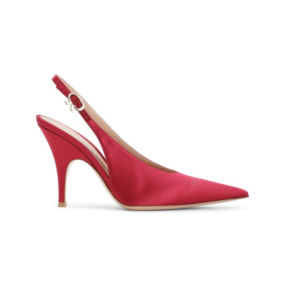 Gianvito Rossi Sofia Sling Crepe Satin Pumps Women